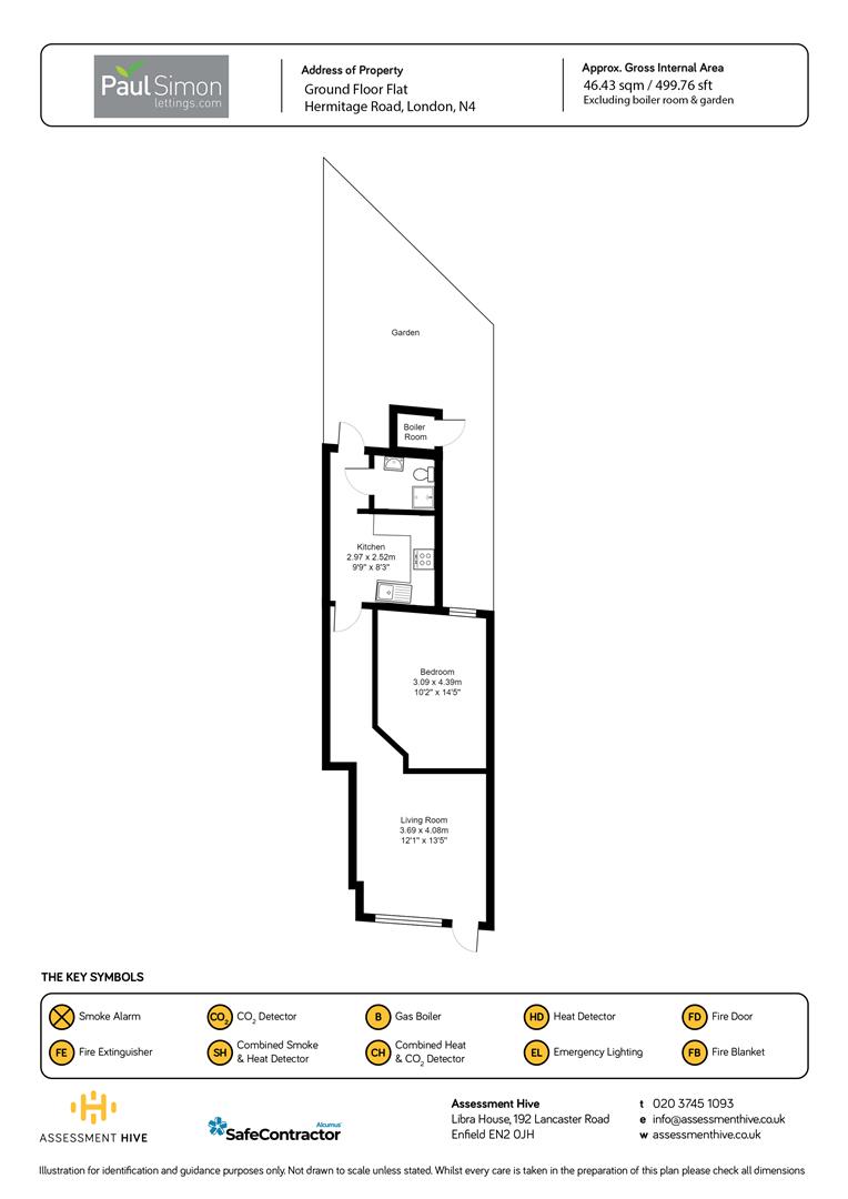 1 bedroom Flat for rent